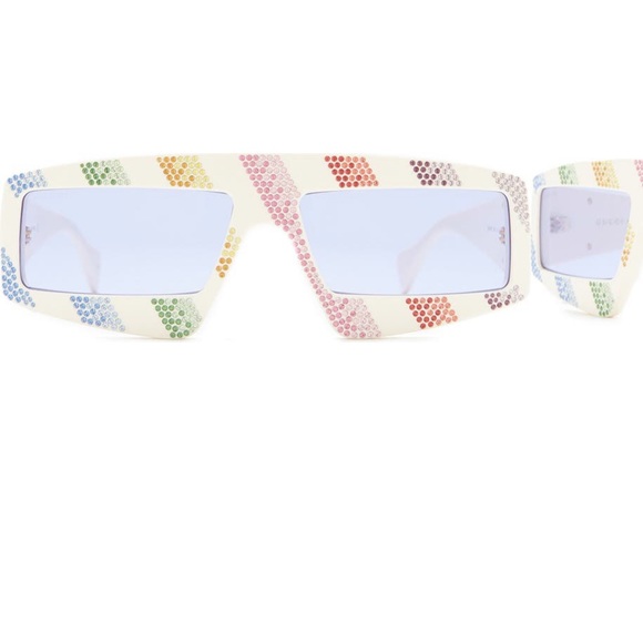 GUCCI Rainbow rhinestones SUNGLASSES